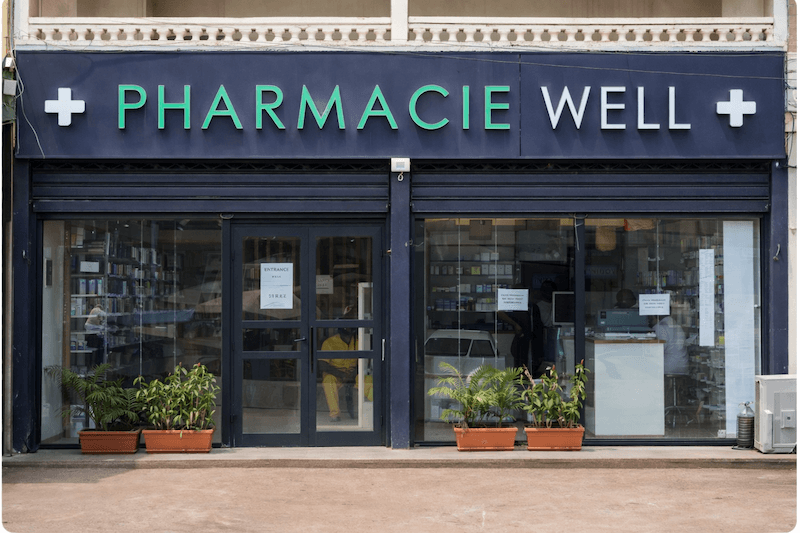 Store before transformation - exterior view